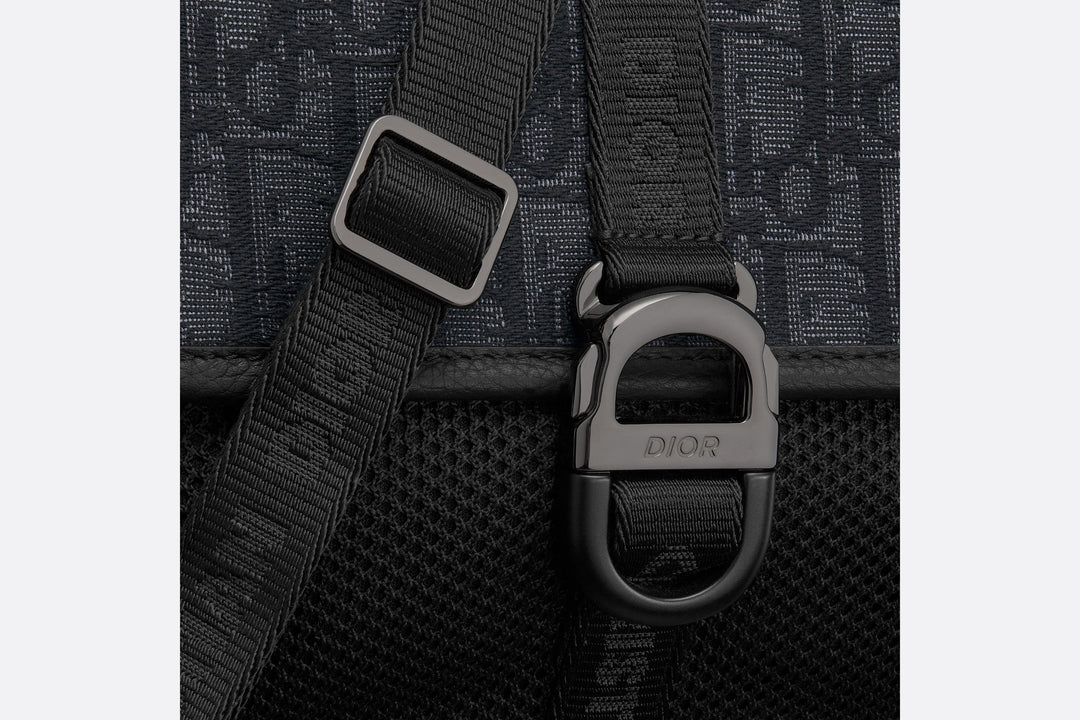 Dior 8 Mini Bag With Strap  Black Dior Oblique Jacquard  Dior Couture