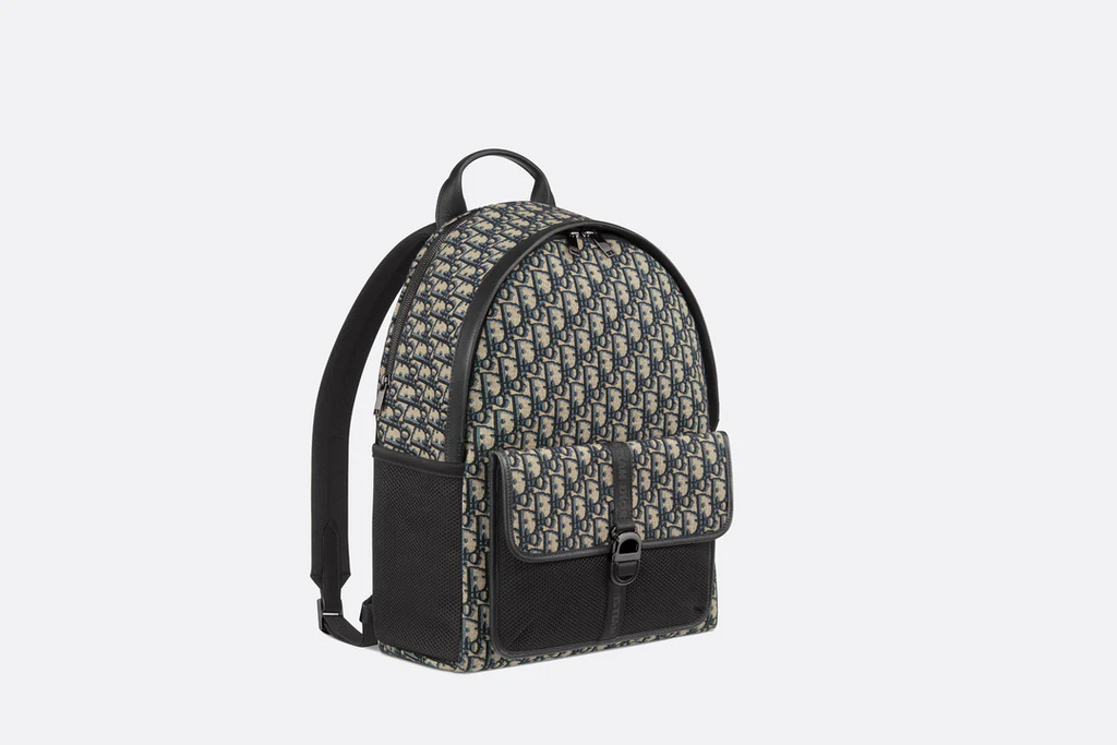 Dior 8 Backpack  Beige and Black Dior Oblique Jacquard  Dior Couture