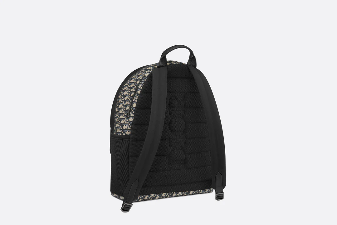 Dior 8 Backpack  Beige and Black Dior Oblique Jacquard  Dior Couture