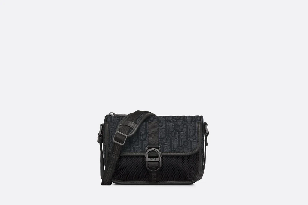 Dior 8 Mini Bag With Strap  Black Dior Oblique Jacquard  Dior Couture