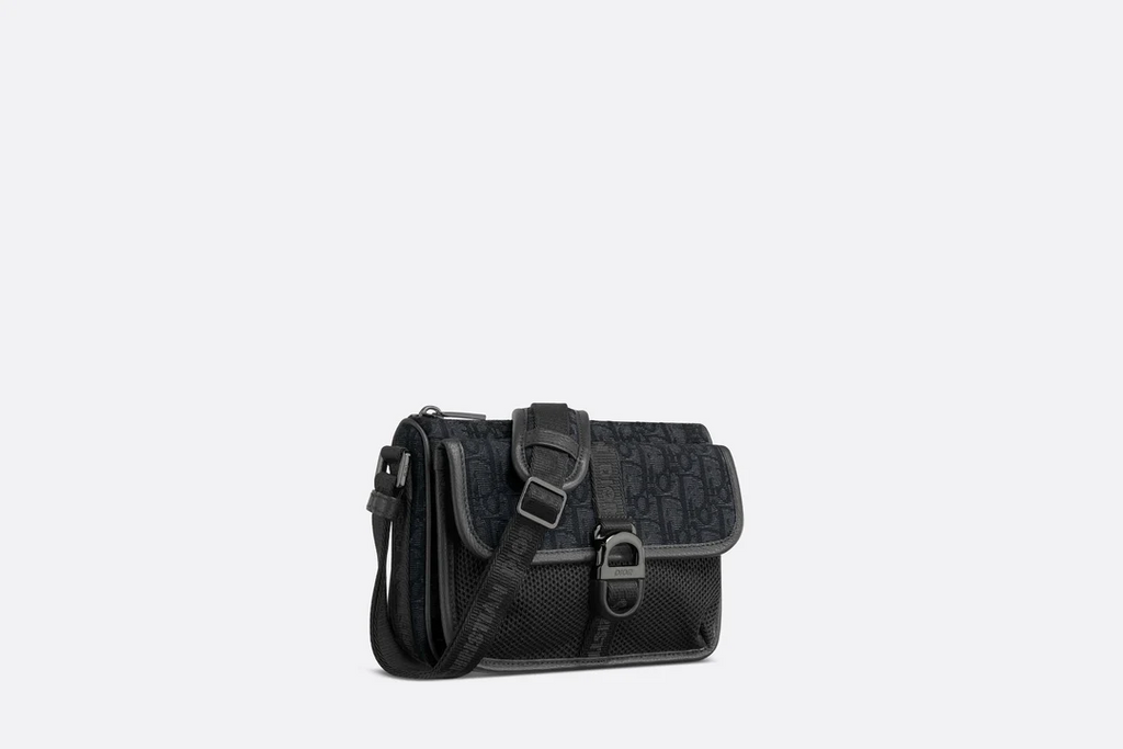 Dior 8 Mini Bag With Strap  Black Dior Oblique Jacquard  Dior Couture