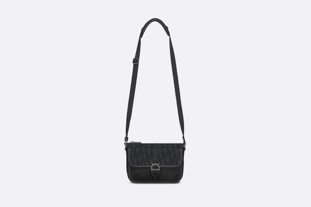 Dior 8 Mini Bag With Strap  Black Dior Oblique Jacquard  Dior Couture