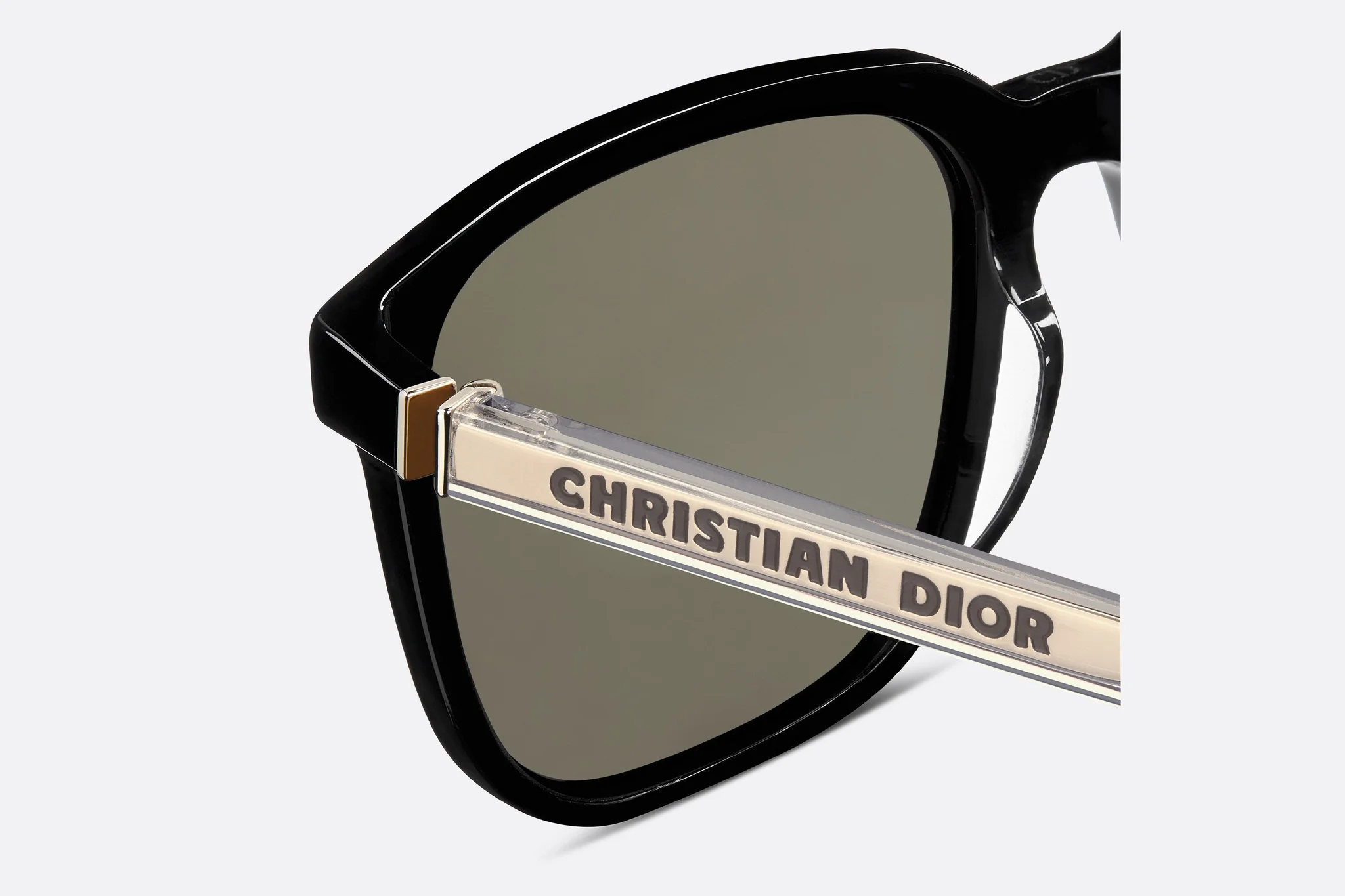 DiorTag SU Black Rectangular Sunglasses Dior
