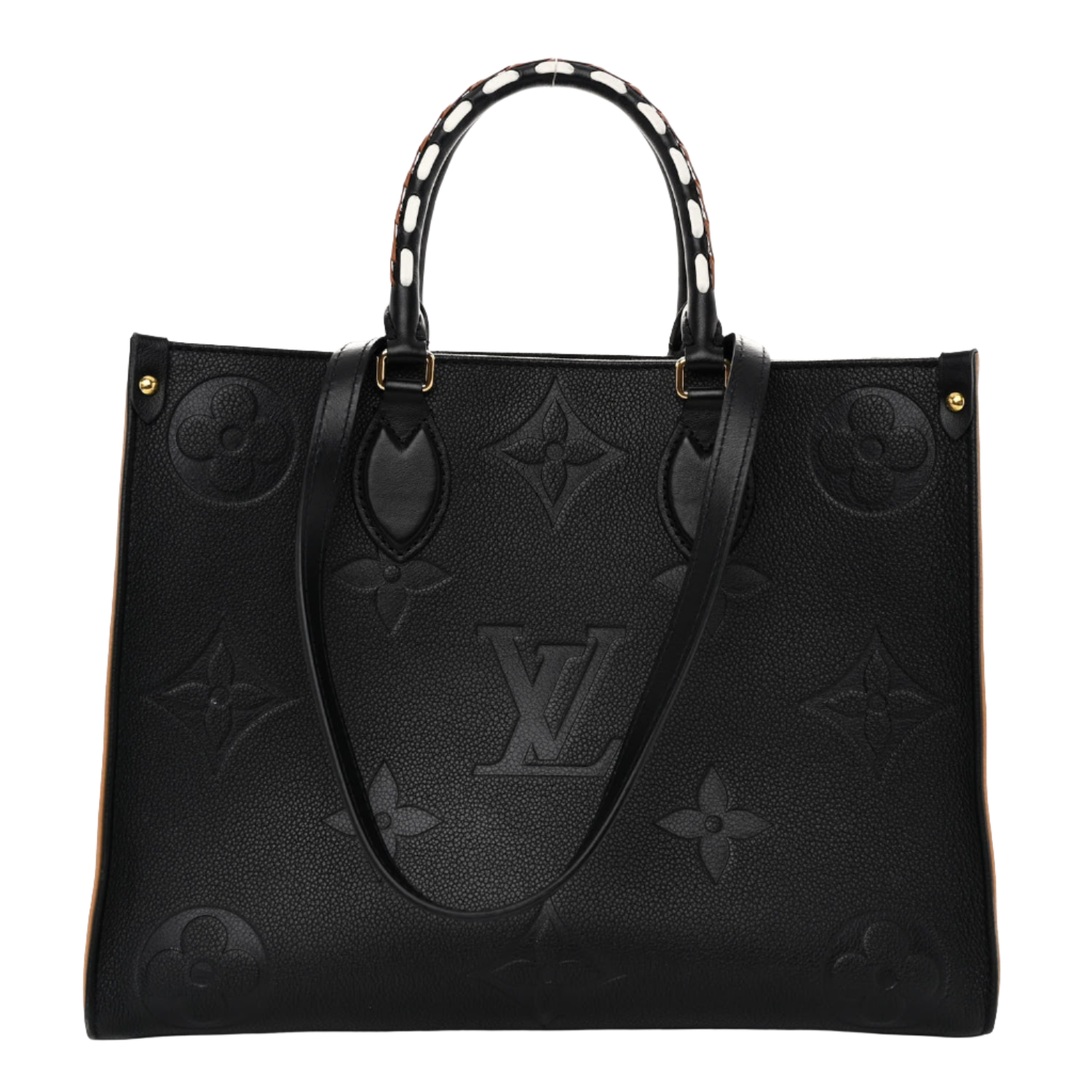 LOUIS VUITTON Empreinte Monogram Giant Wild At Heart Onthego MM Black