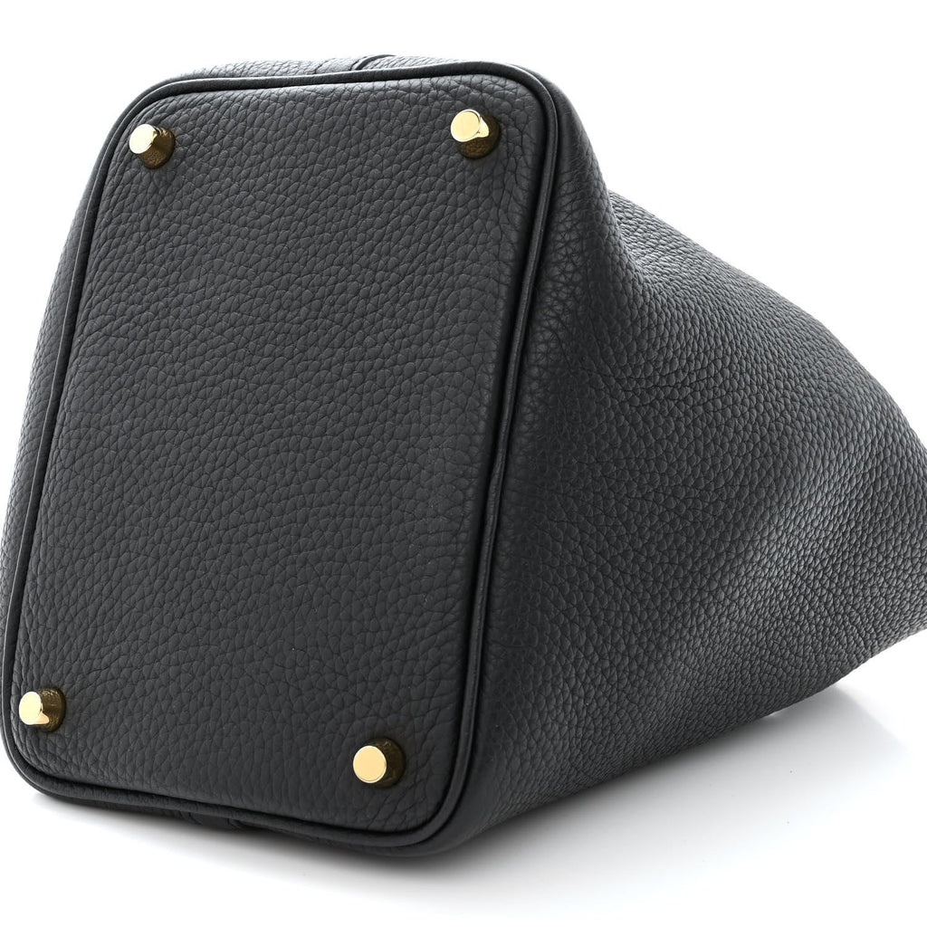 HERMES TAURILLON CLEMENCE PICOTIN LOCK 18 PM BLACK