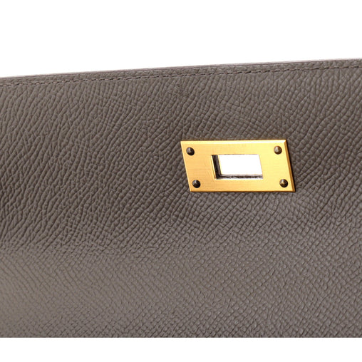 Kelly Handbag Bicolor Epsom with Brushed Gold Hardware
