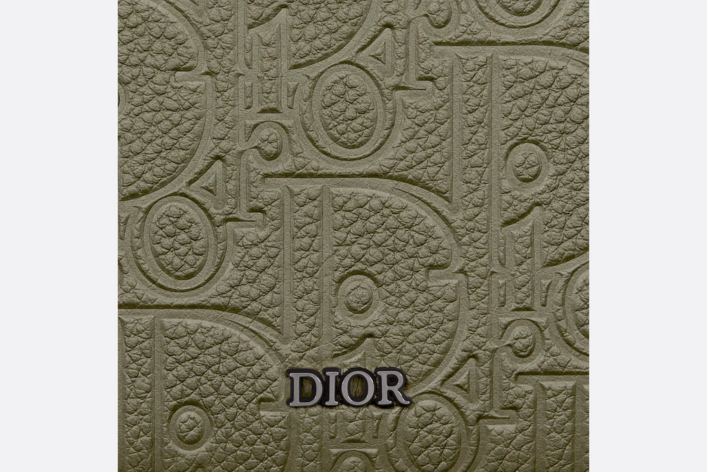 Bifold Wallet _ Khaki Dior Gravity Leather _ Dior Couture