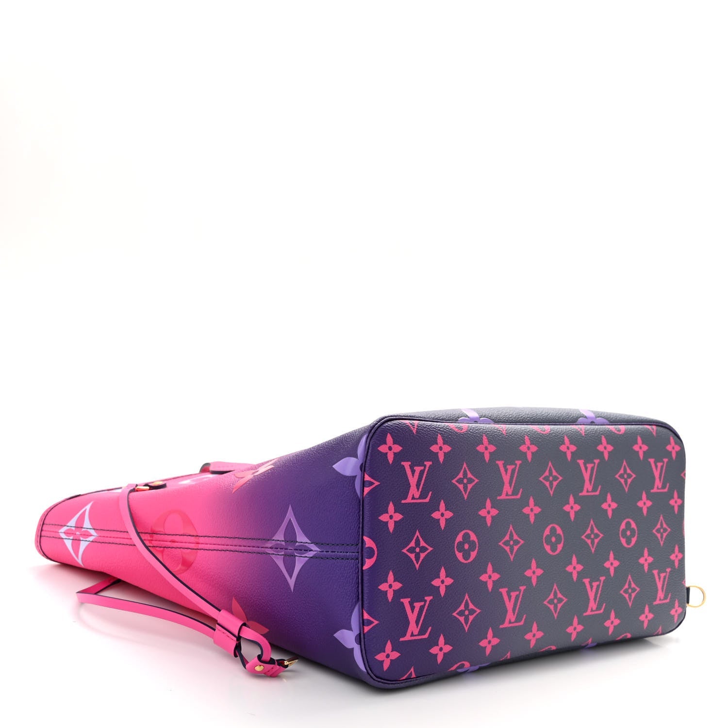 LOUIS VUITTON Monogram Giant Spring In The City Neverfull MM Midnight Fuchsia