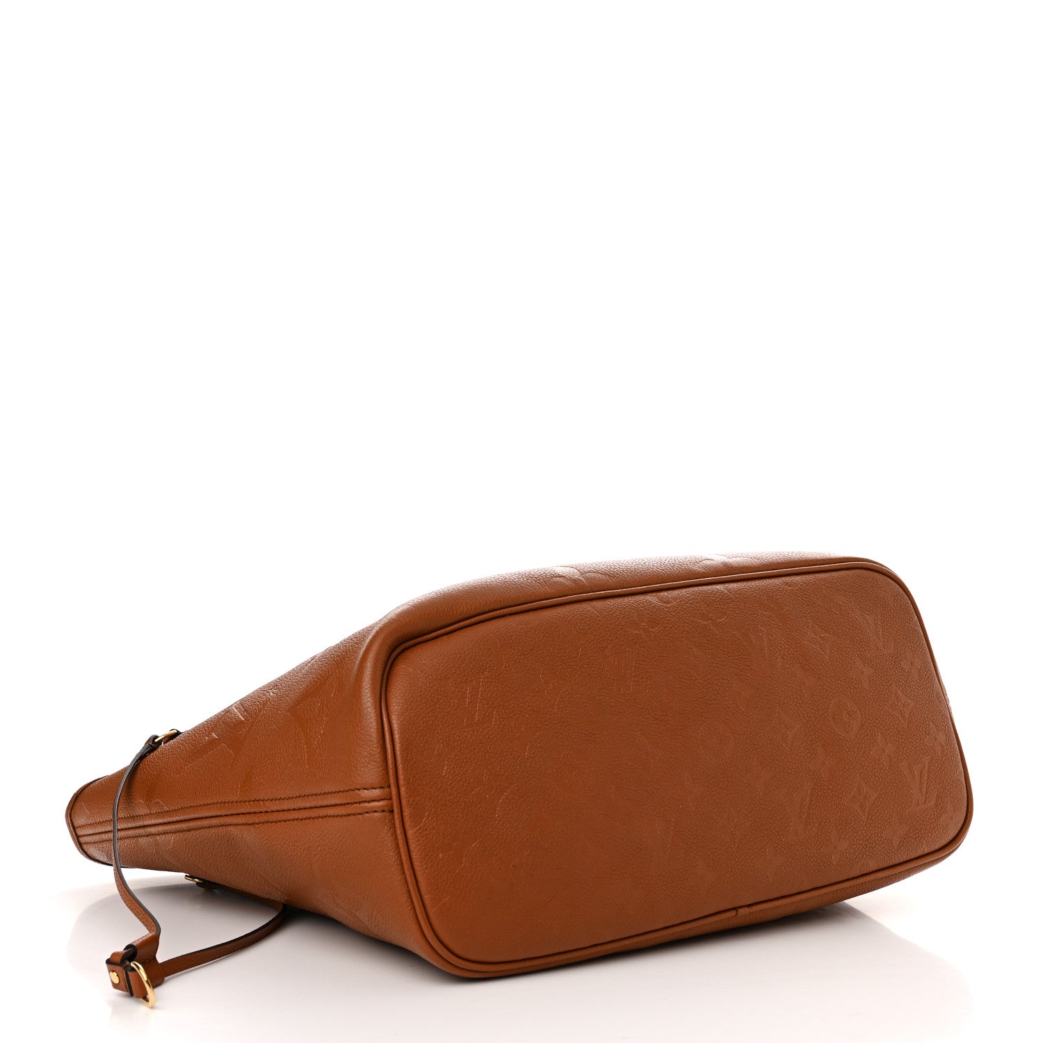 LOUIS VUITTON Empreinte Monogram Giant Neverfull MM Cognac