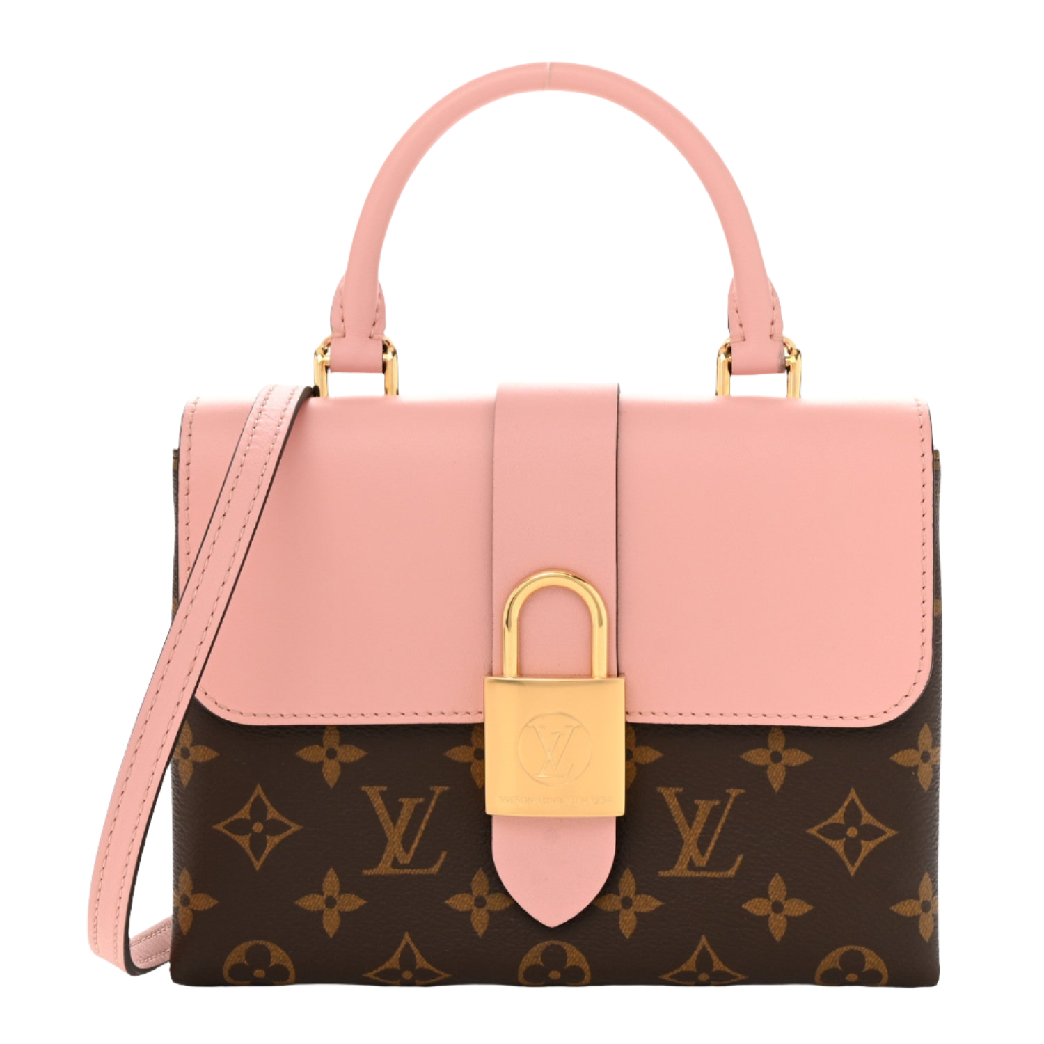LOUIS VUITTON Monogram Locky BB Rose Poudre