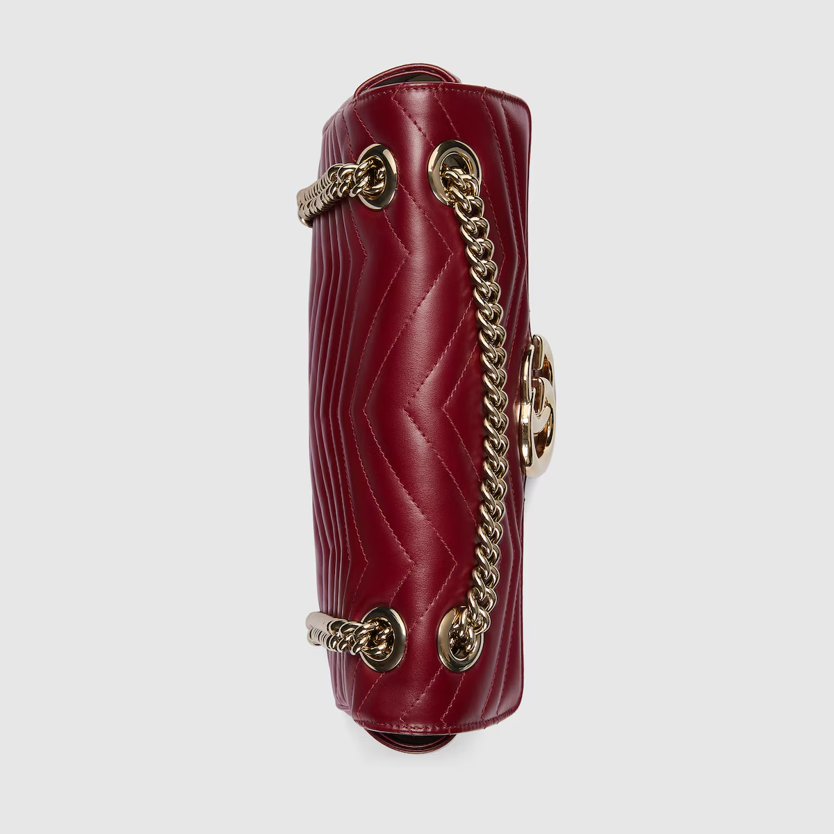 Gucci GG Marmont small shoulder bag in Gucci Rosso Ancora