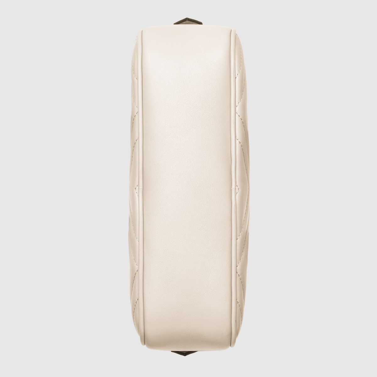 gucci White Leather GG Marmont Small Shoulder Bag