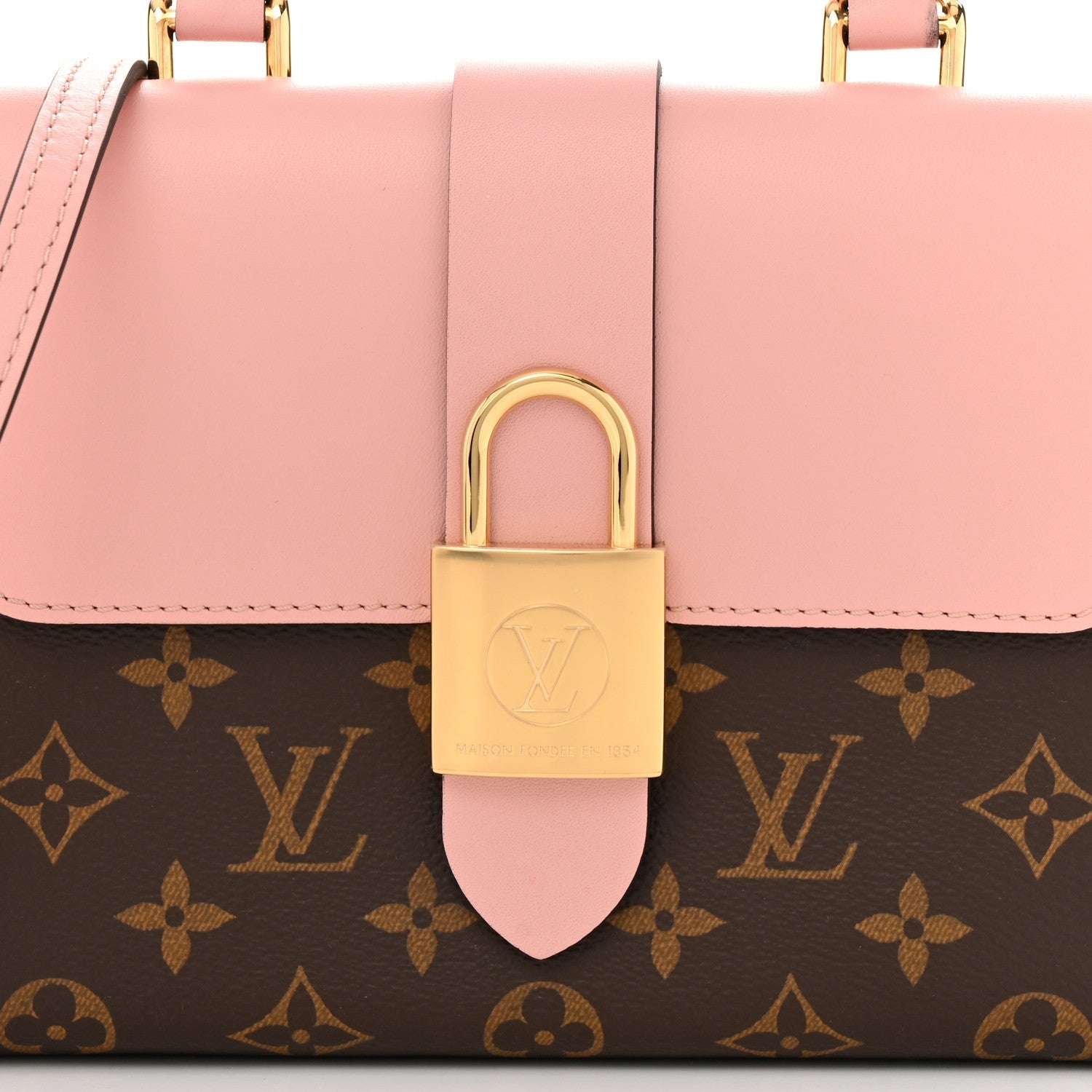 LOUIS VUITTON Monogram Locky BB Rose Poudre