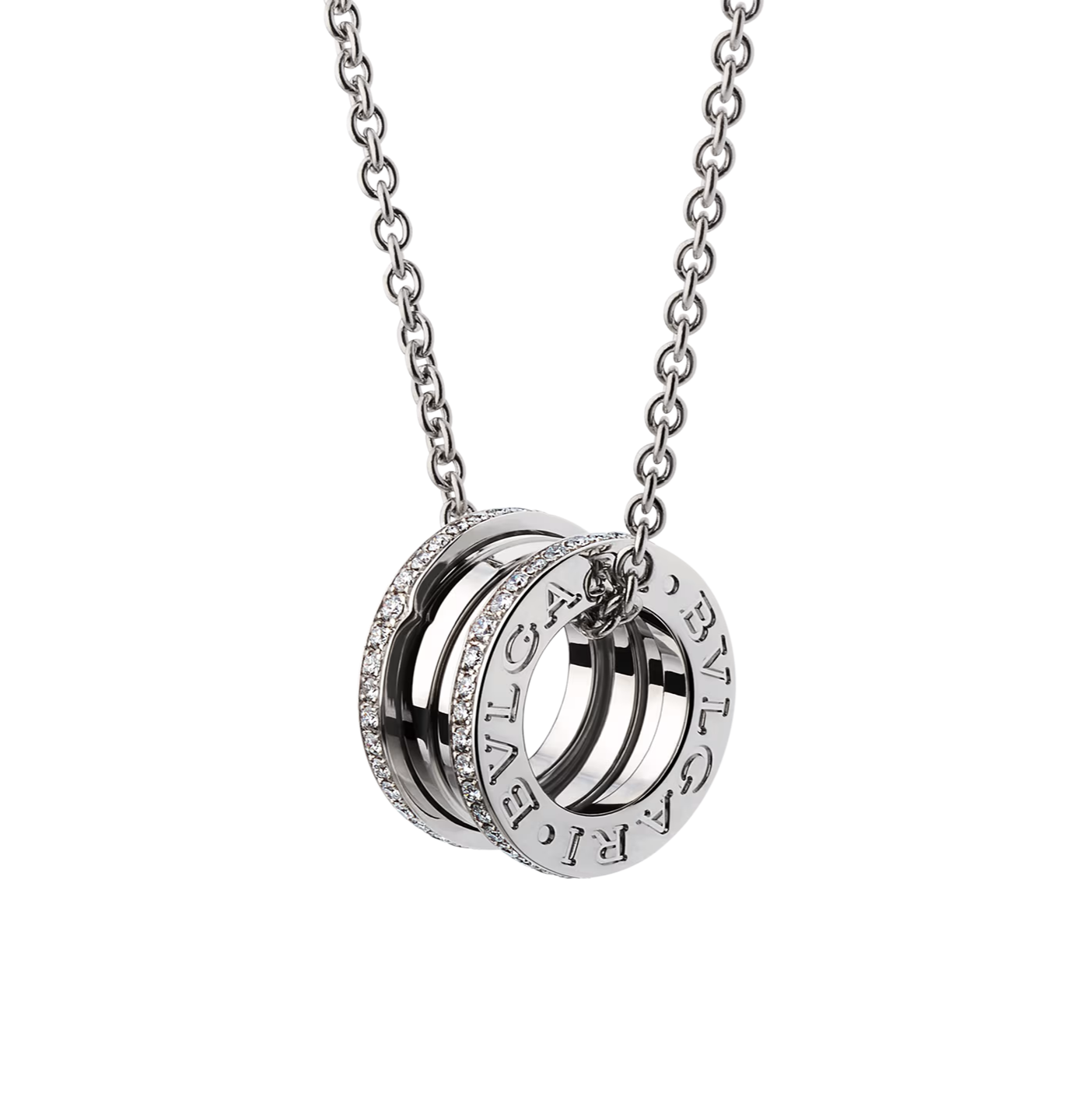 BVLGARI NECKLACE WHITE GOLD