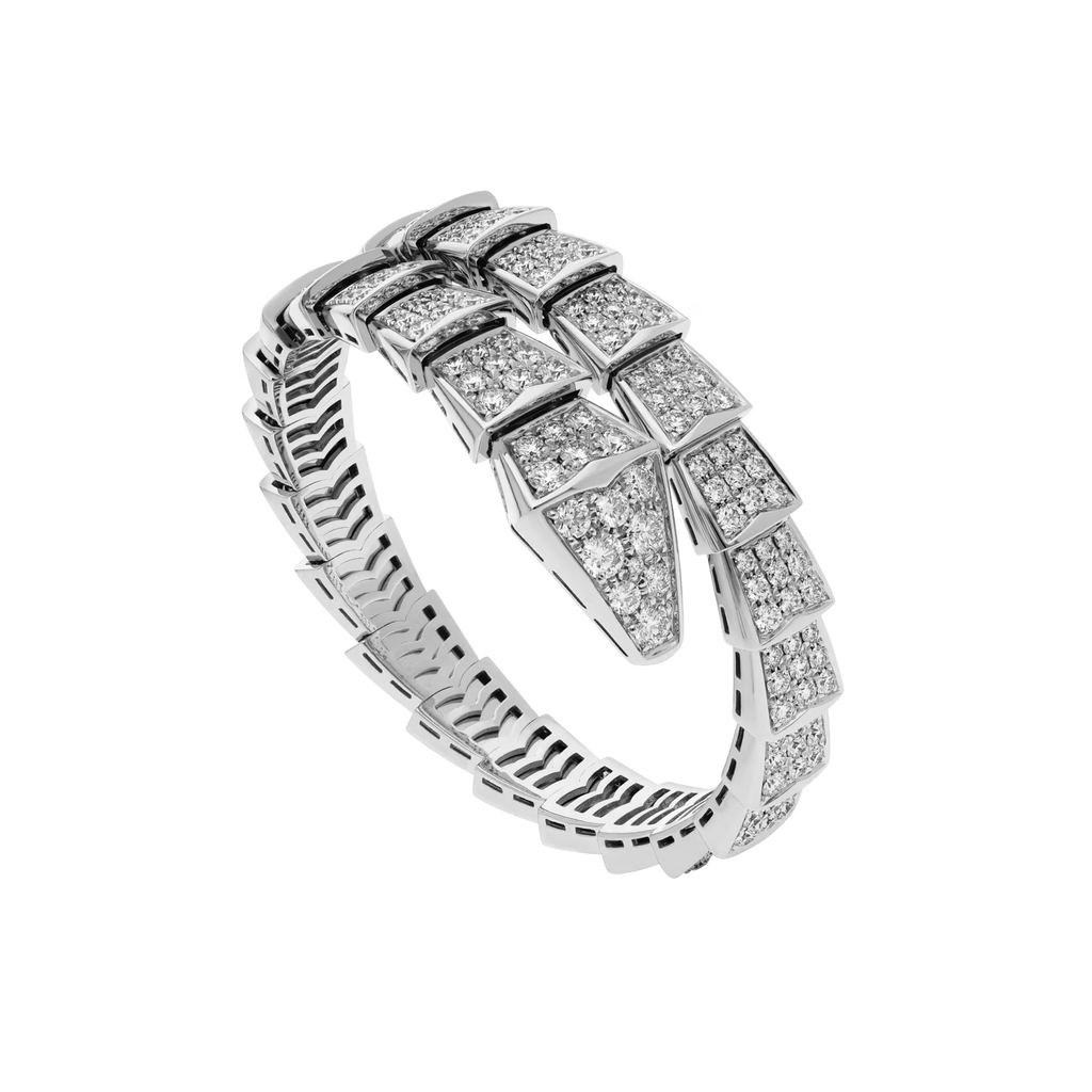 BVLGARI SERPENTI VIPER BRACELET WHITE GOLD