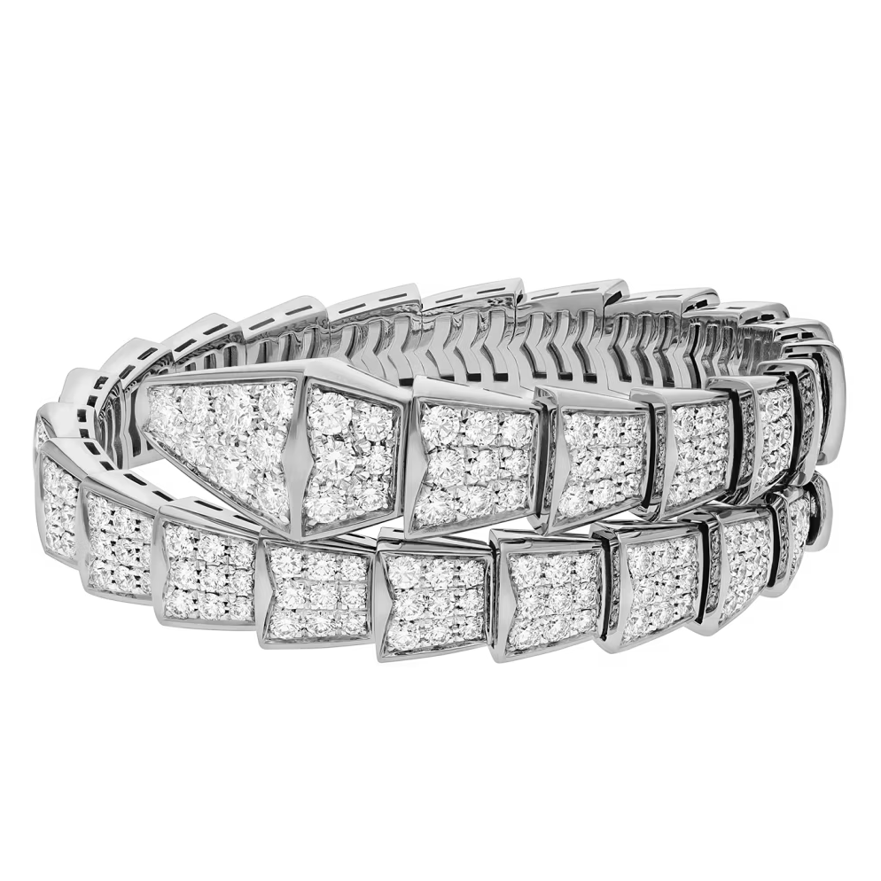 BVLGARI SERPENTI VIPER BRACELET WHITE GOLD