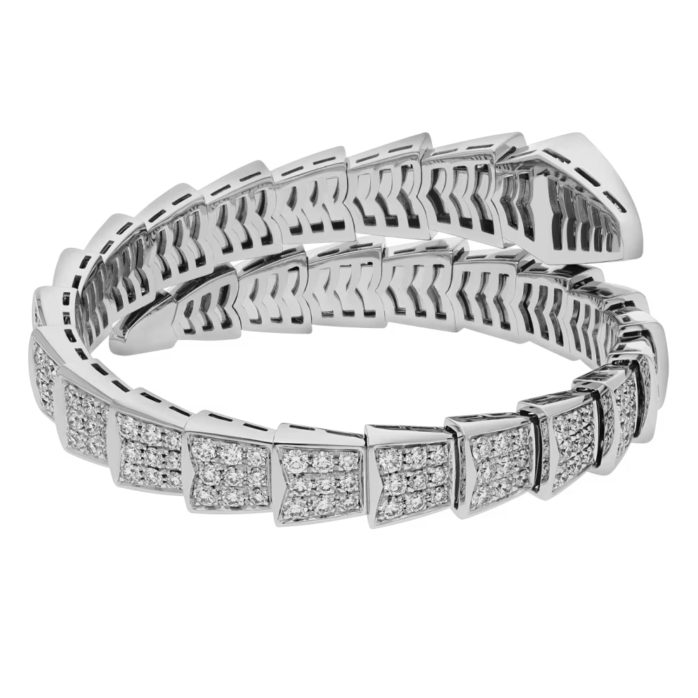 BVLGARI SERPENTI VIPER BRACELET WHITE GOLD