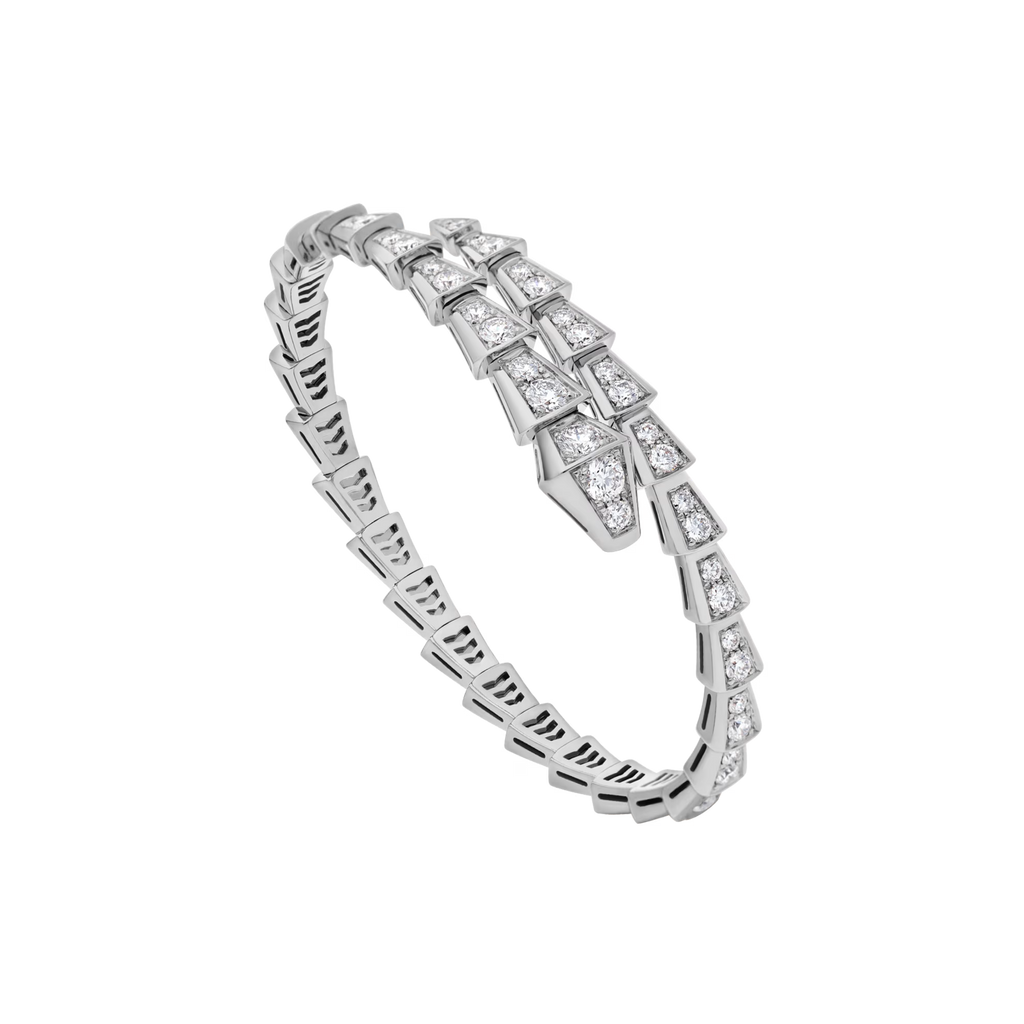 BVLGARI SERPENTI VIPER BRACELET WHITE GOLD