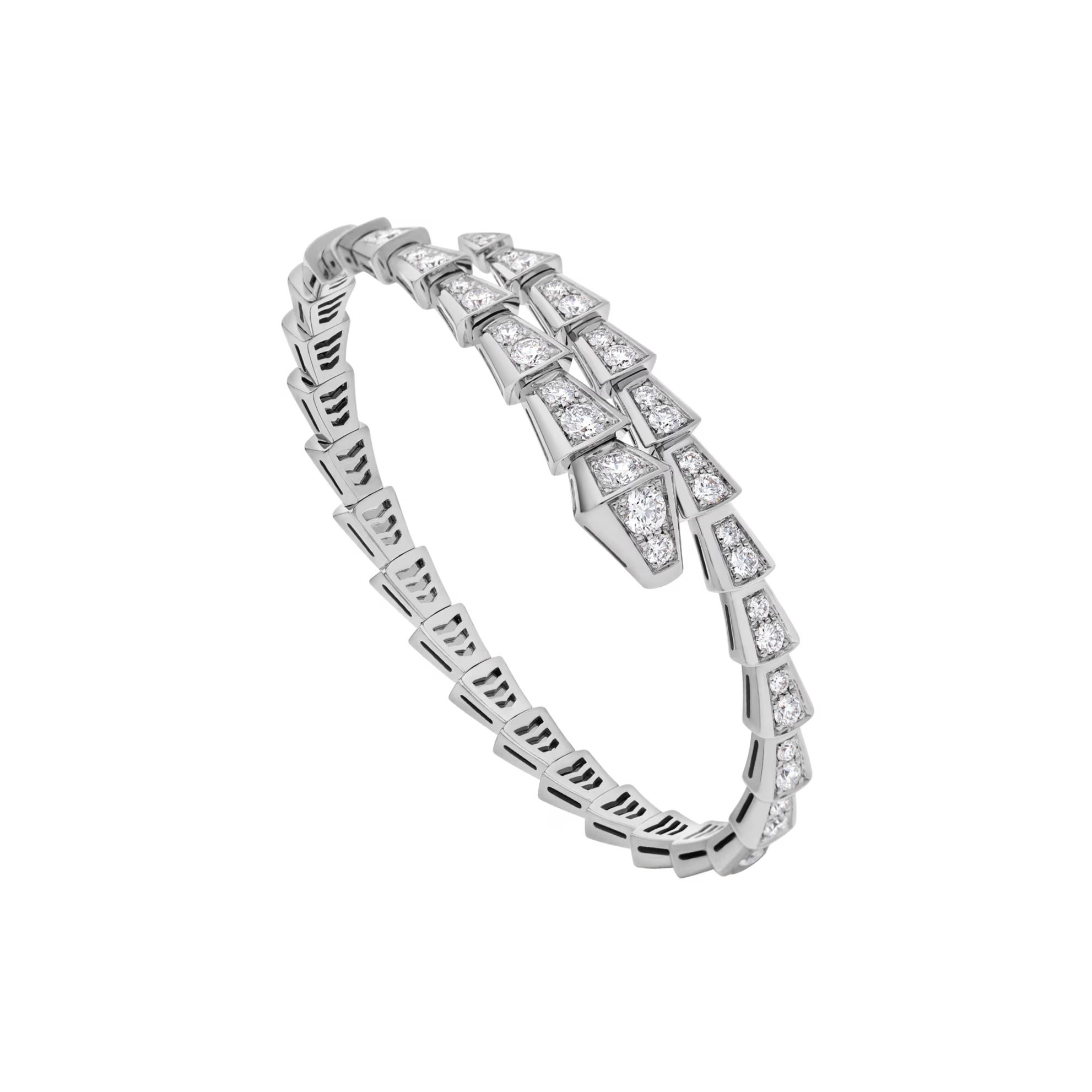BVLGARI SERPENTI VIPER BRACELET WHITE GOLD