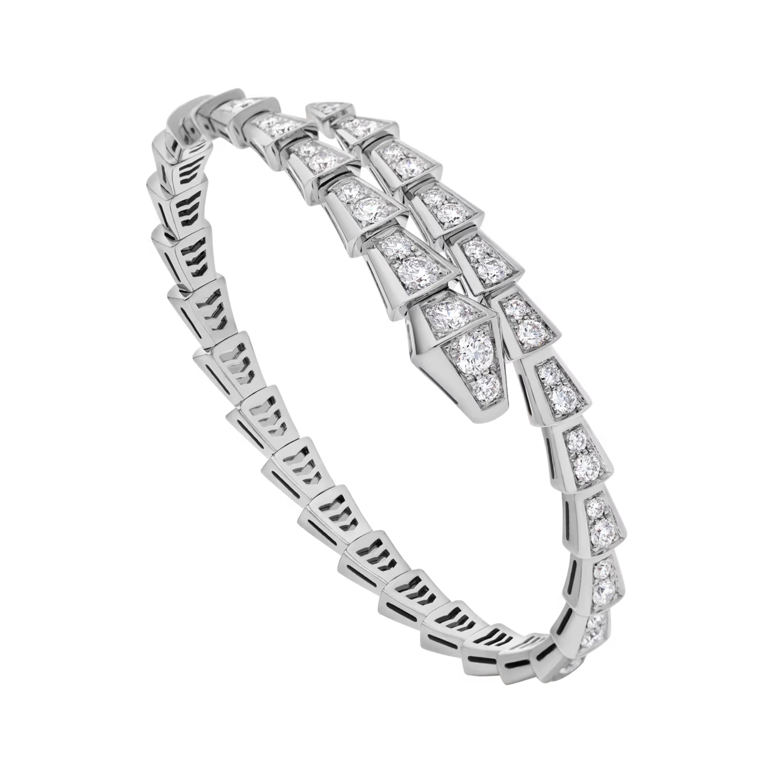 BVLGARI SERPENTI VIPER BRACELET WHITE GOLD