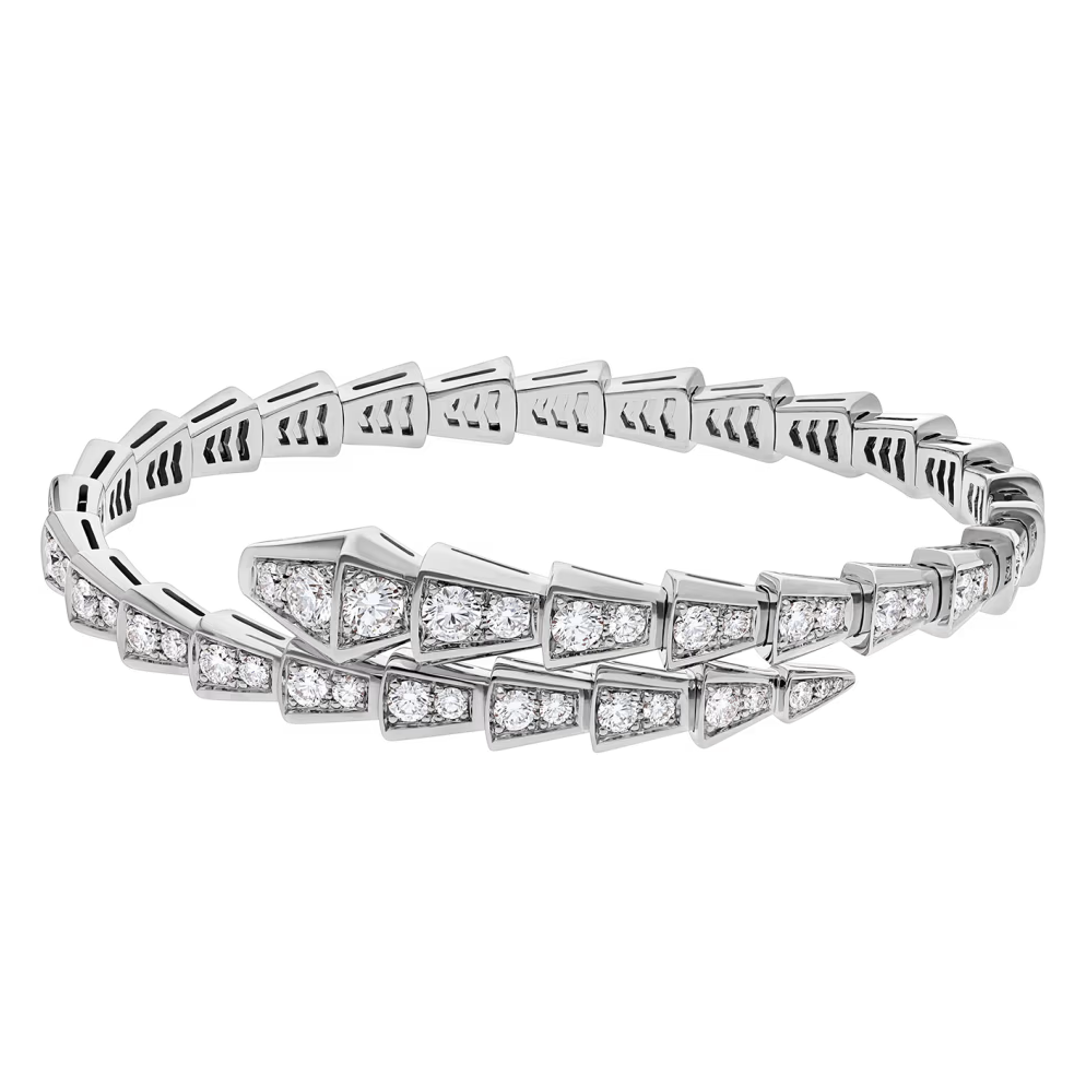 BVLGARI SERPENTI VIPER BRACELET WHITE GOLD