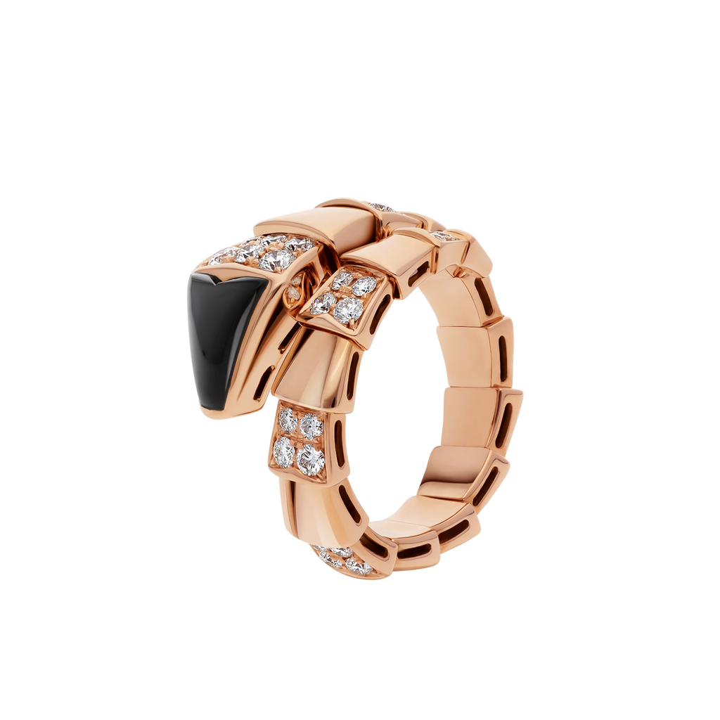 BVLGARI SERPENTI VIPER RING ROSE GOLD
