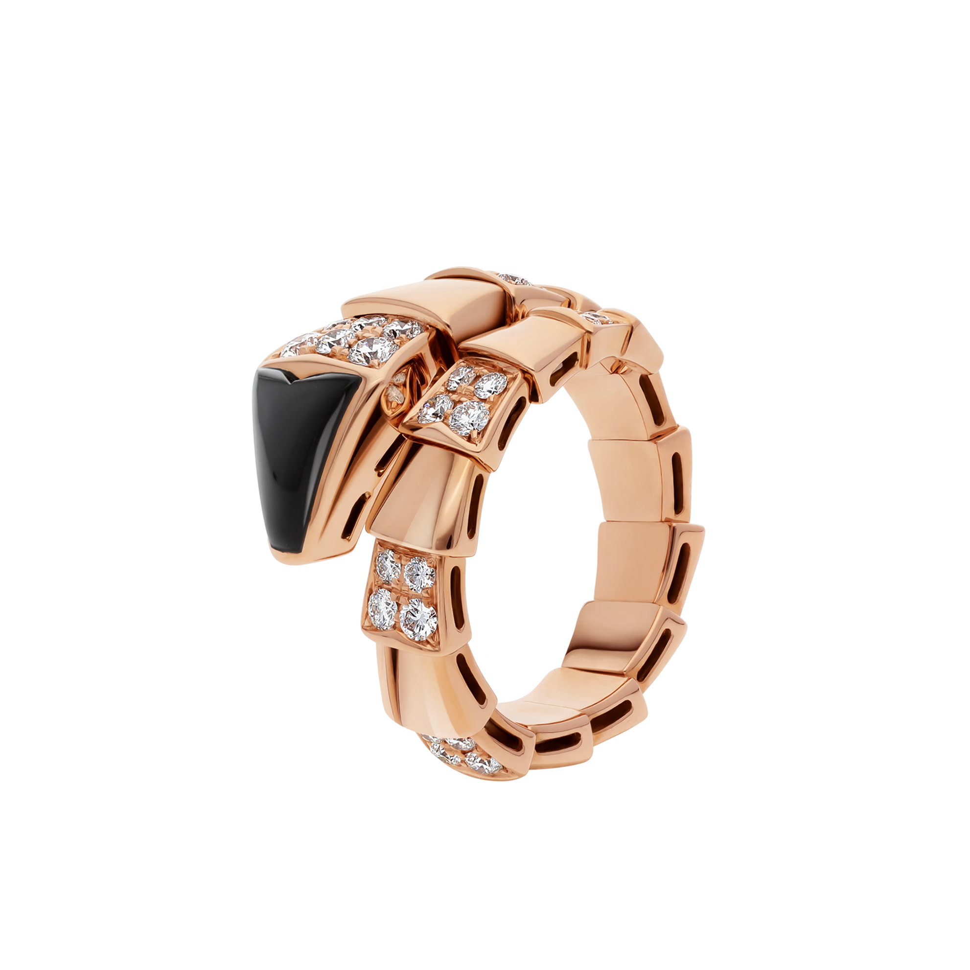 BVLGARI SERPENTI VIPER RING ROSE GOLD