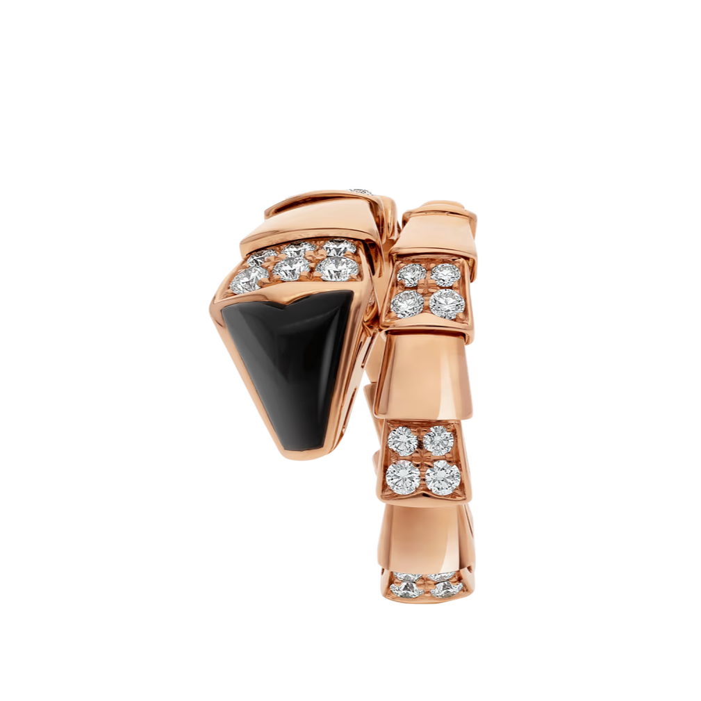 BVLGARI SERPENTI VIPER RING ROSE GOLD