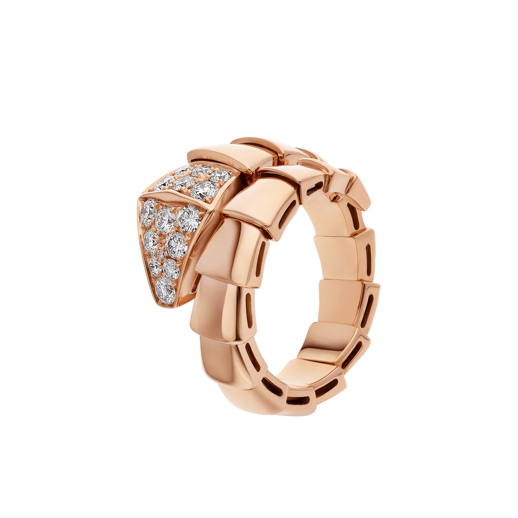 BVLGARI SERPENTI VIPER RING ROSE GOLD