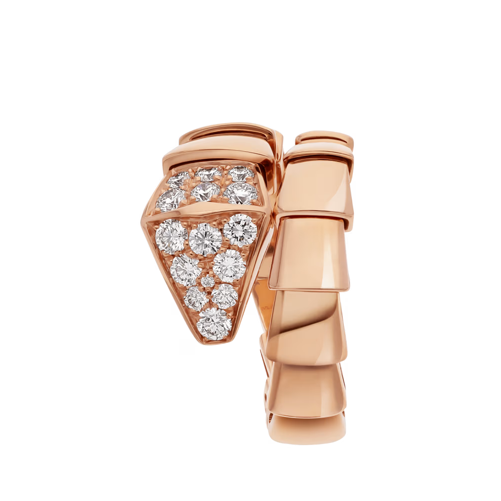BVLGARI SERPENTI VIPER RING ROSE GOLD