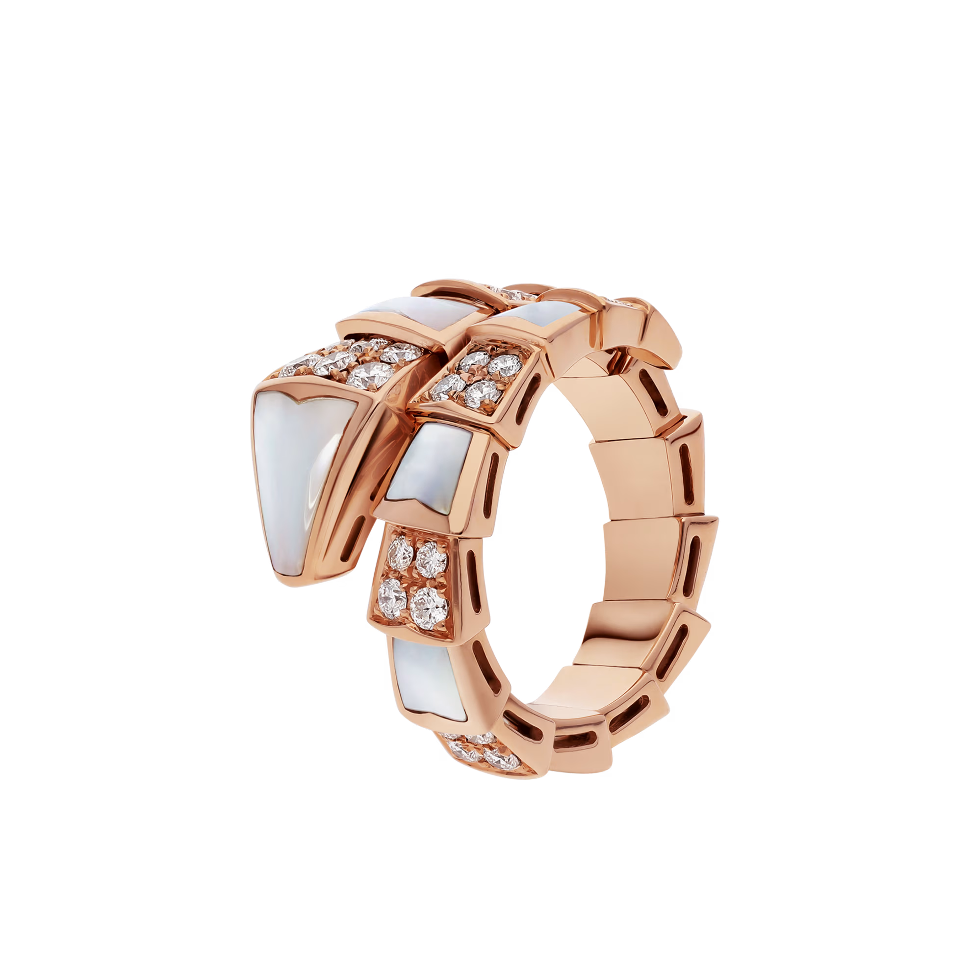 BVLGARI SERPENTI VIPER RING ROSE GOLD