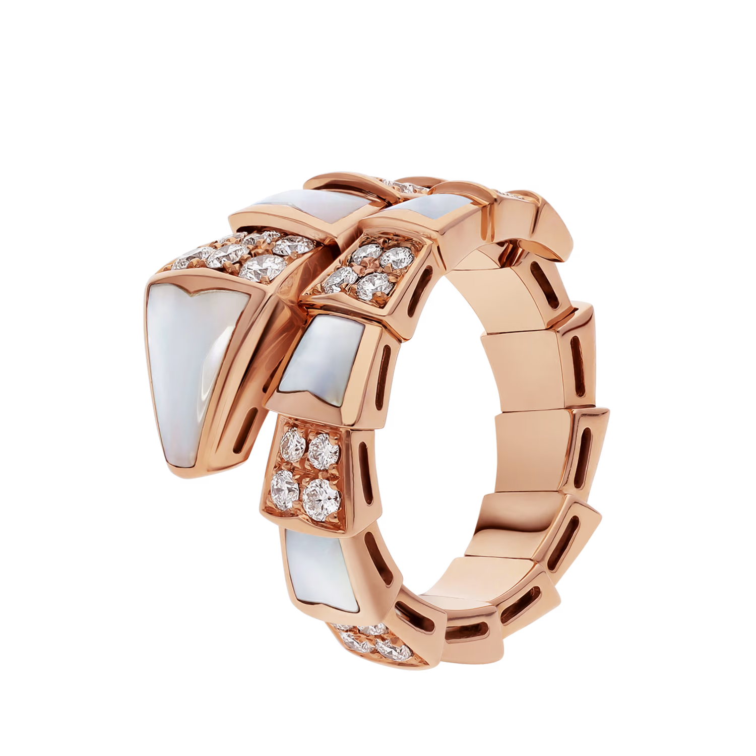 BVLGARI SERPENTI VIPER RING ROSE GOLD