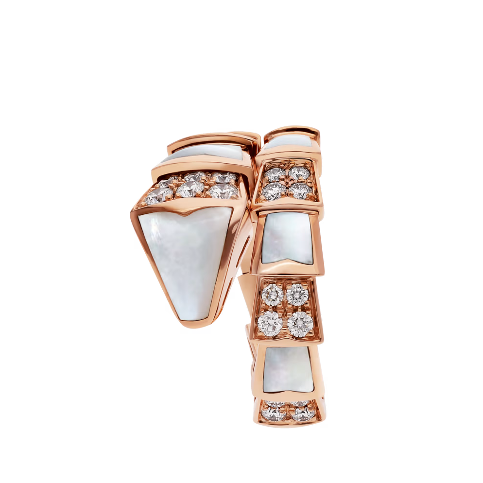 BVLGARI SERPENTI VIPER RING ROSE GOLD