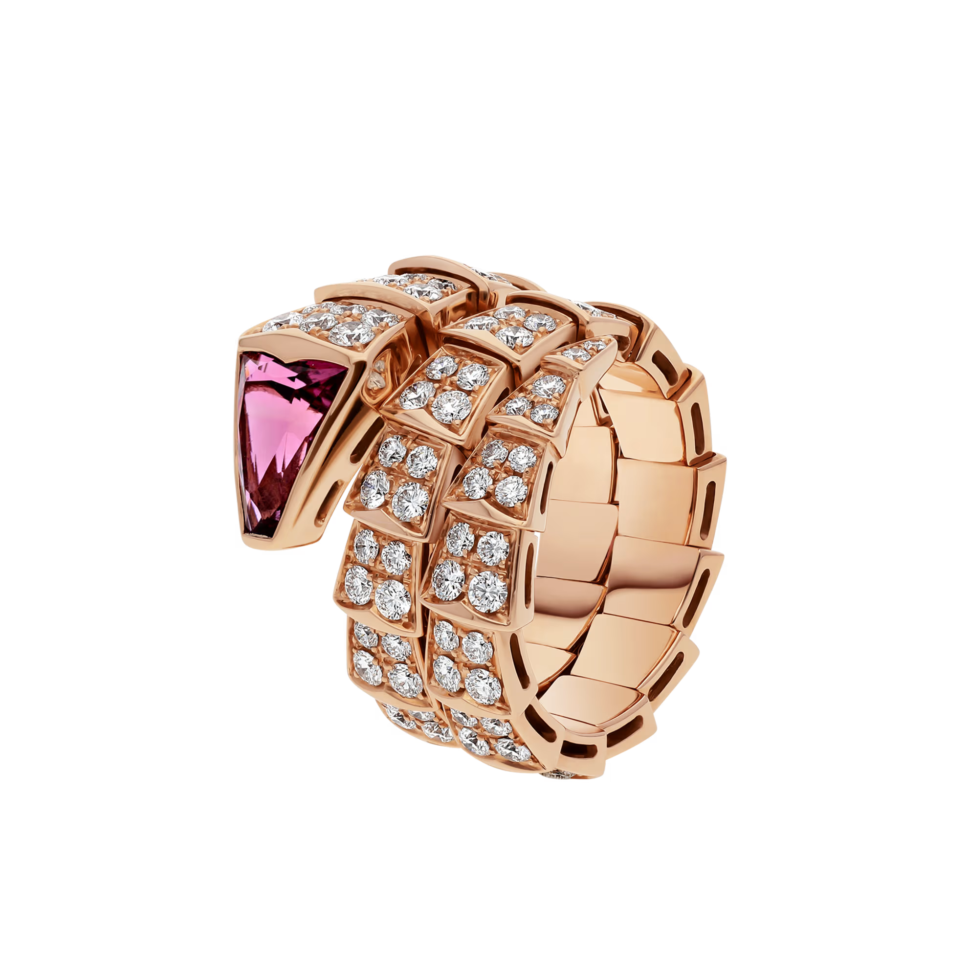 BVLGARI SERPENTI VIPER RING ROSE GOLD