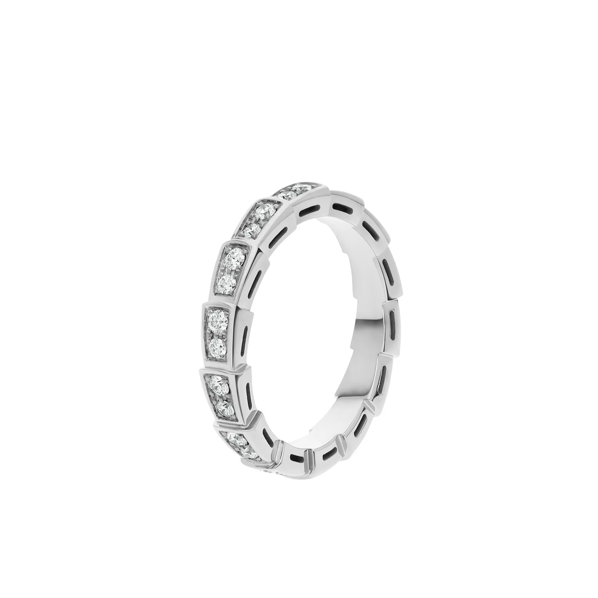 BVLGARI SERPENTI VIPERSERPENTI VIPER RING WHITE GOLD