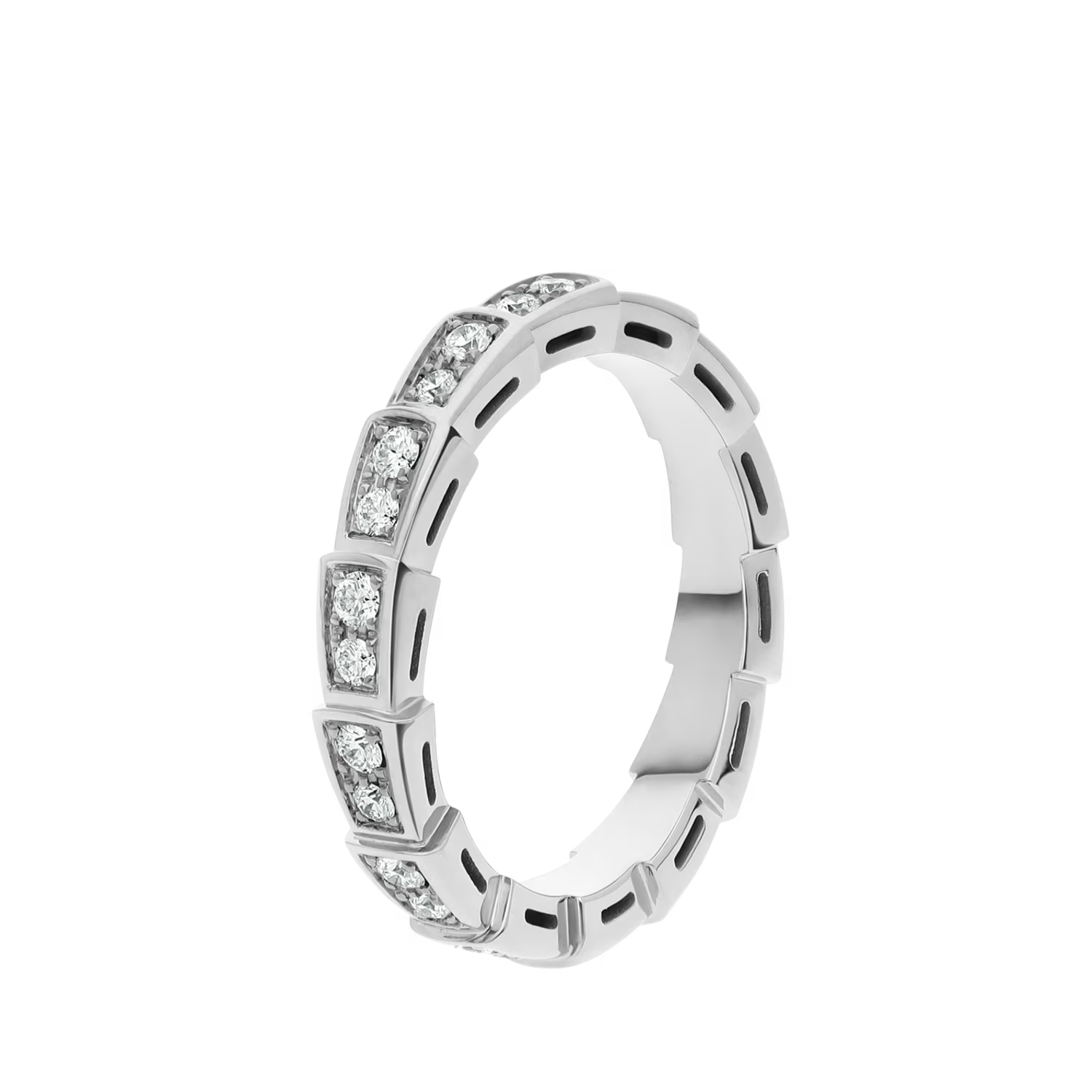 BVLGARI SERPENTI VIPERSERPENTI VIPER RING WHITE GOLD