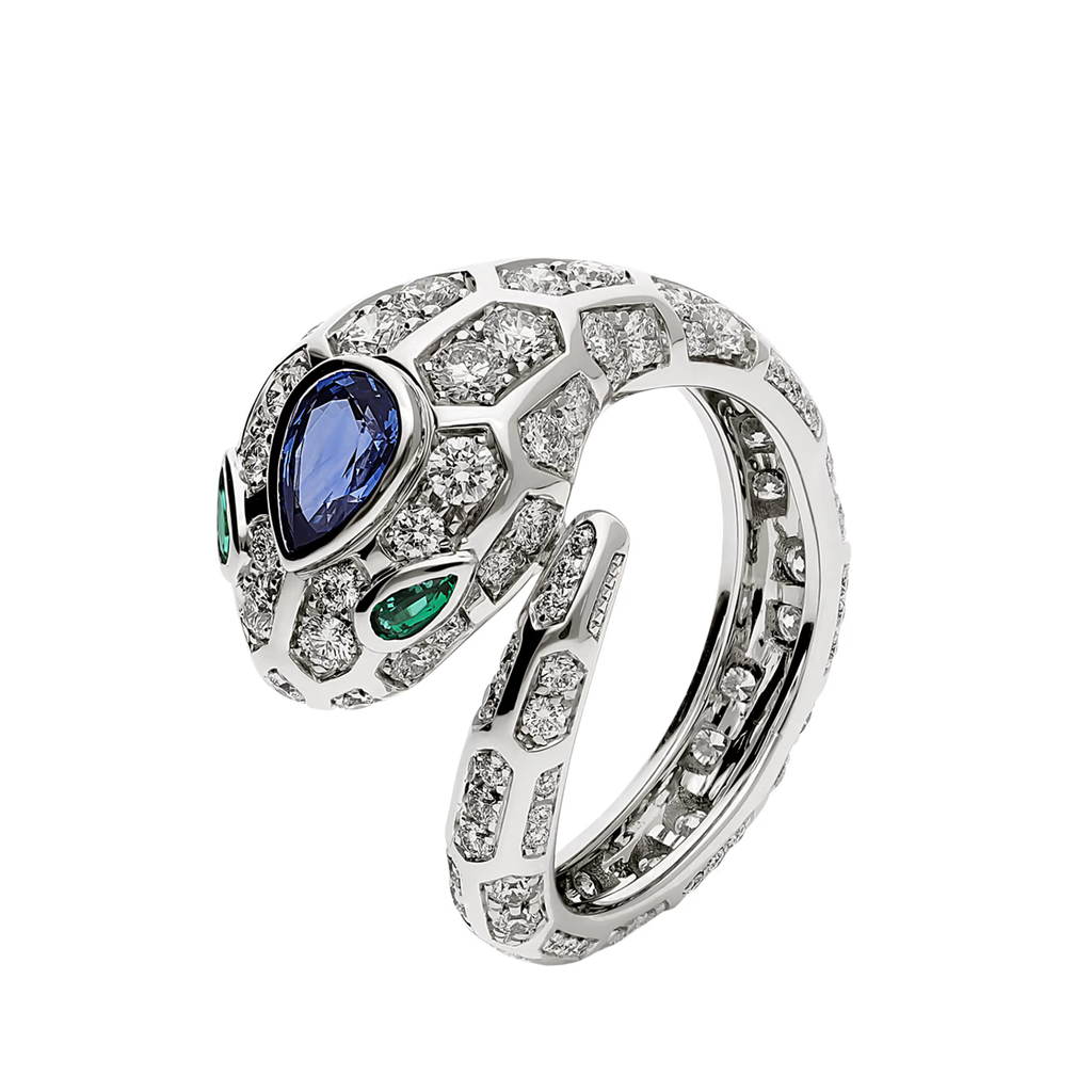 BVLGARI SERPENTI SEDUTTORI RING WHITE GOLD