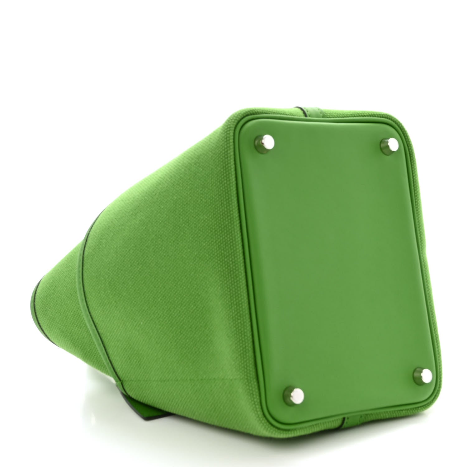 HERMES Toile Goeland Swift Cargo Picotin Lock 18 Vert Vertigo