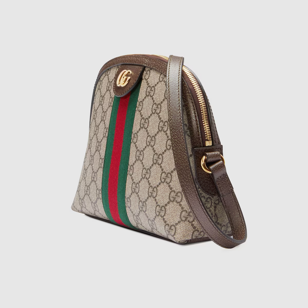 GUCCI GG Supreme Ophidia Small Rounded Top Shoulder Bag