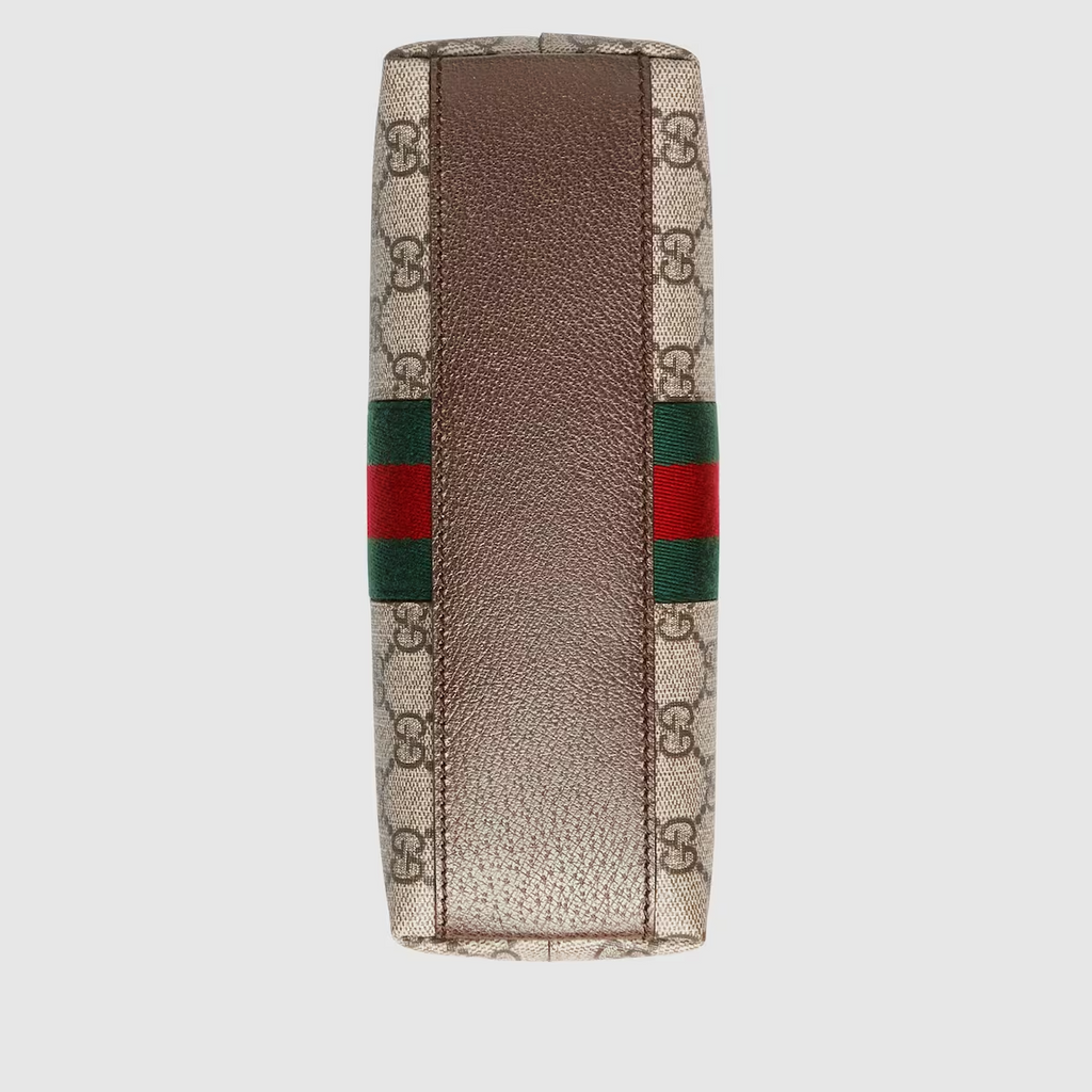 GUCCI GG Supreme Ophidia Small Rounded Top Shoulder Bag