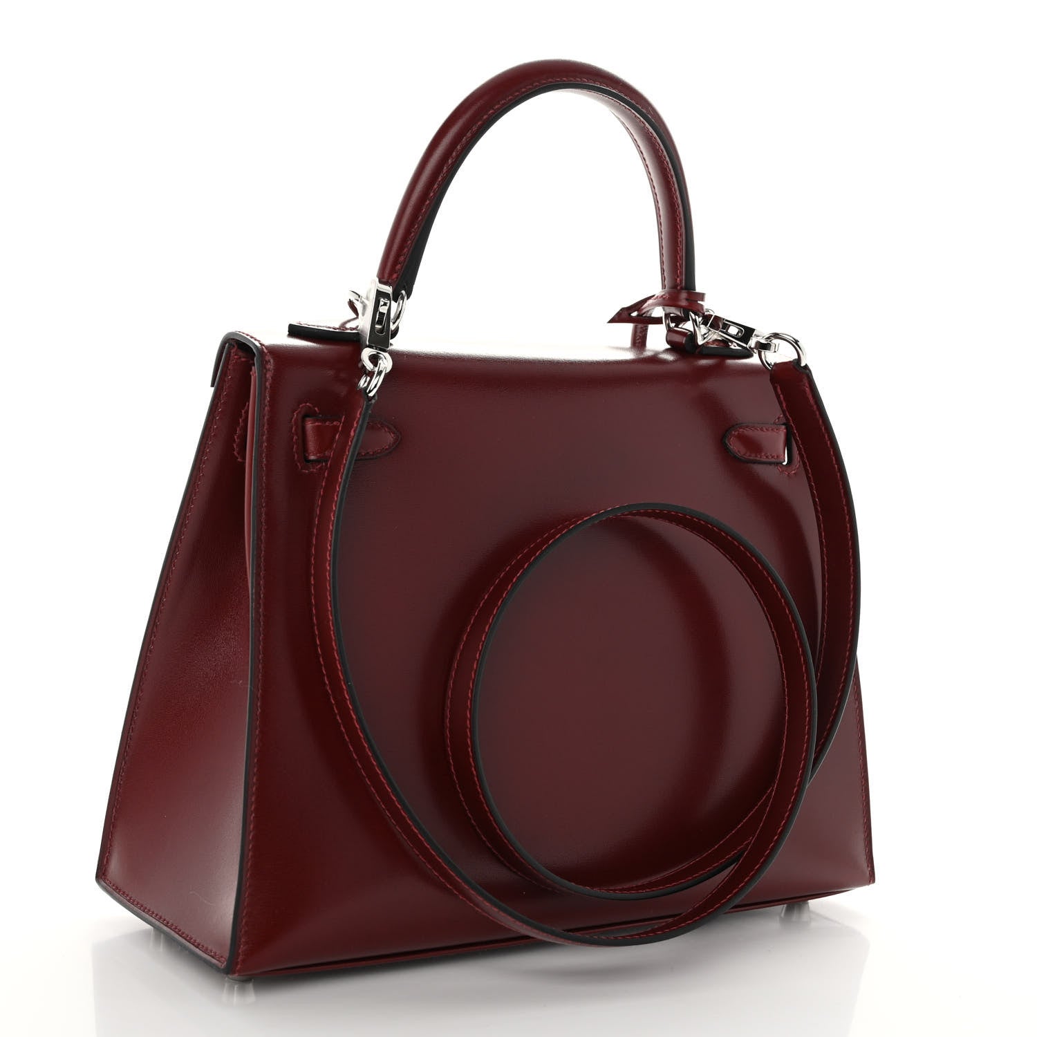 HERMES BOX KELLY SELLIER 25 ROUGE H