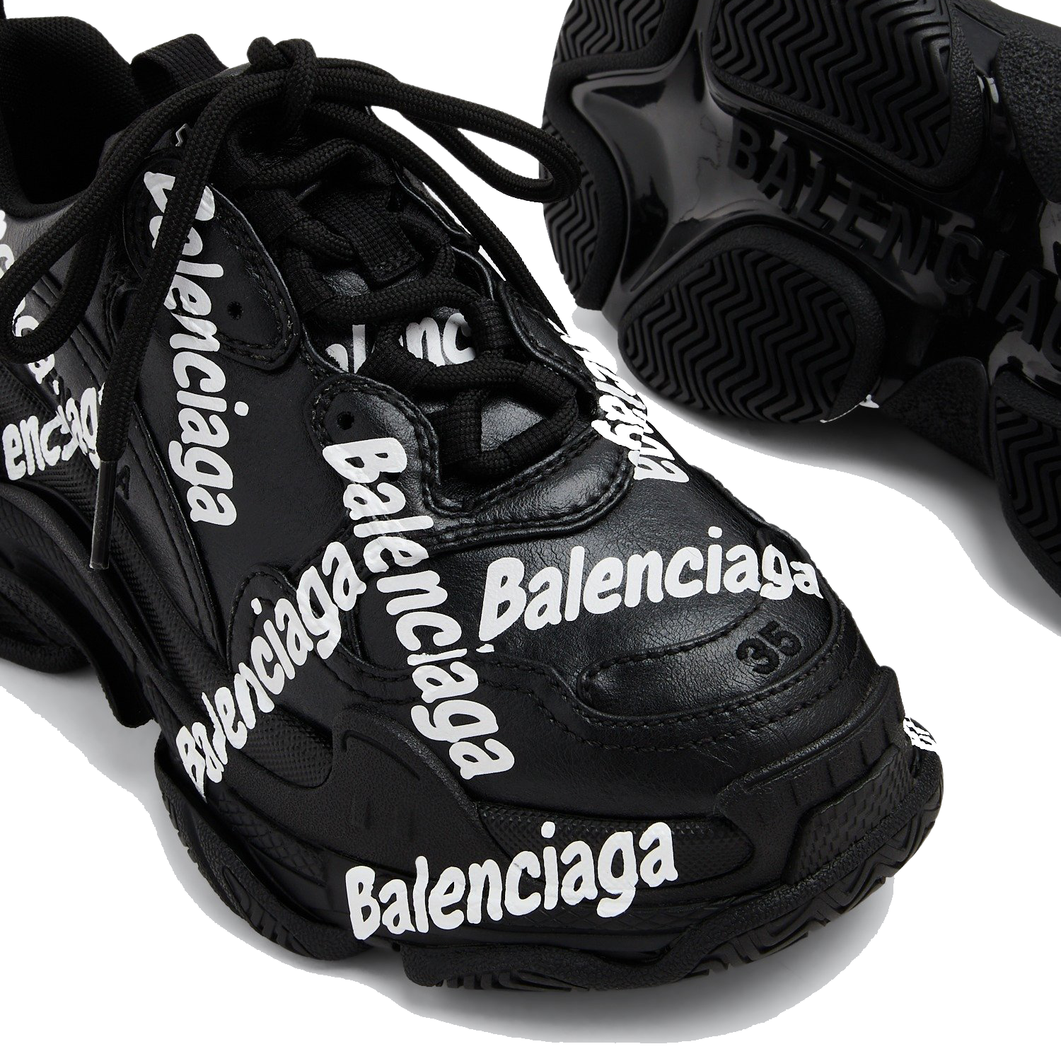 Balenciaga Triple S Logotype sneakers for Women - Black
