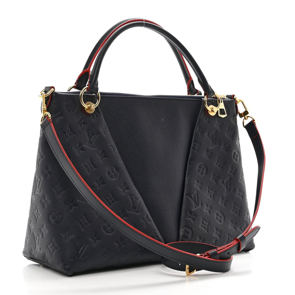 LOUIS VUITTON Empreinte V Tote MM Marine Rouge