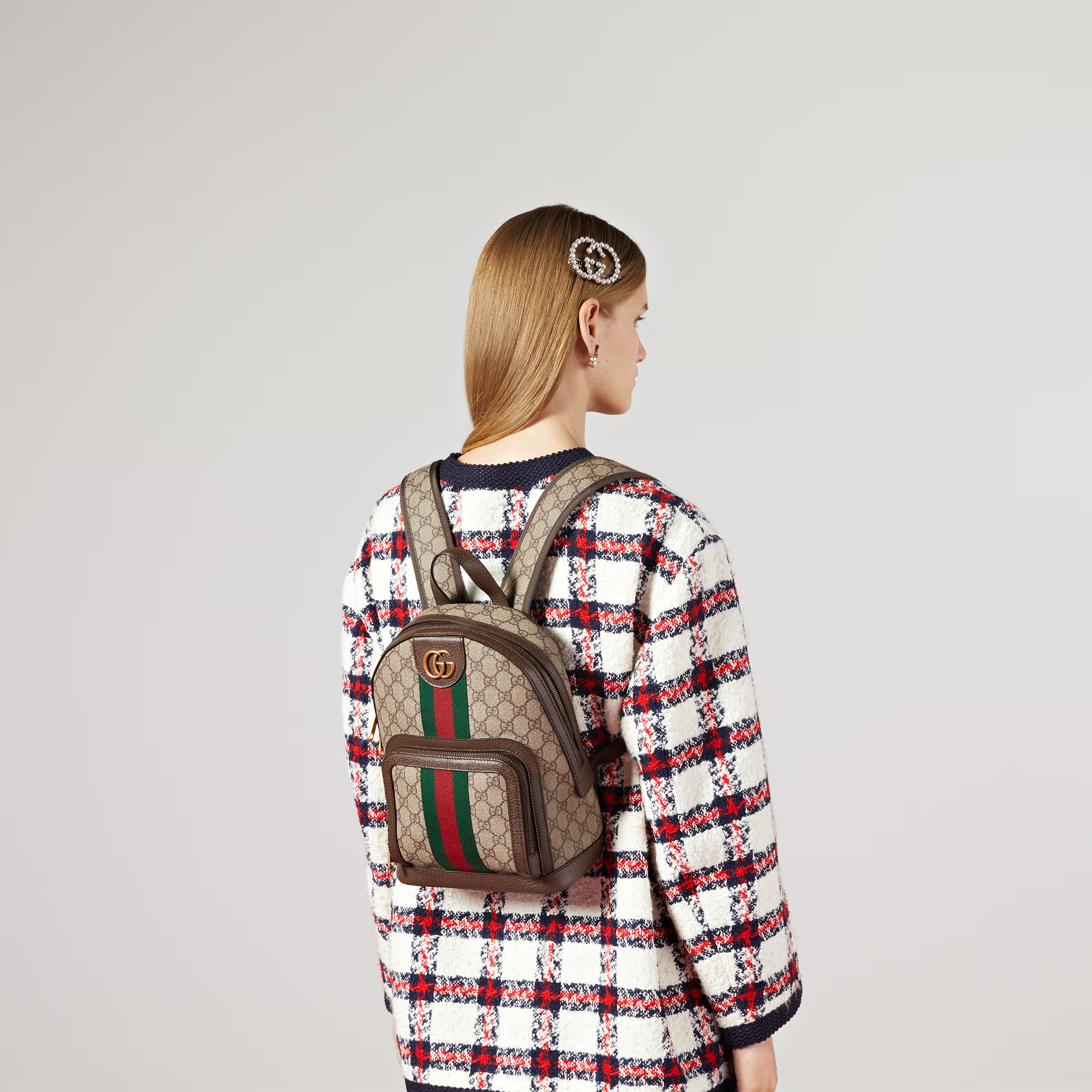 GUCCI GG Supreme Ophidia Small Backpack