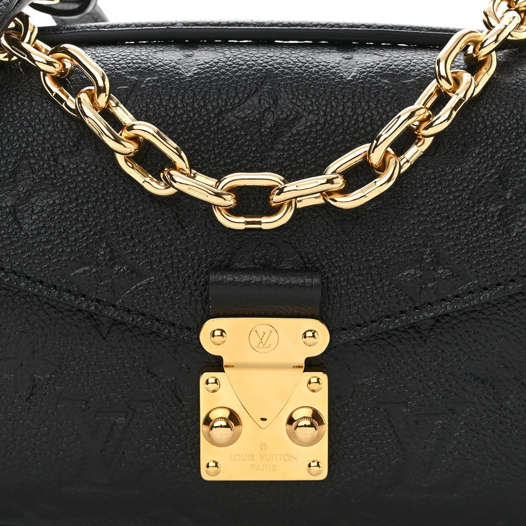 LOUIS VUITTON Empreinte Pochette Metis East West Black