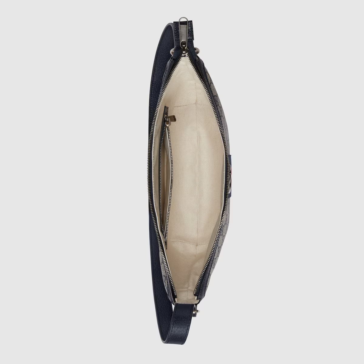 GUCCI Ophidia GG small crossbody bag in beige and blue GG Supreme