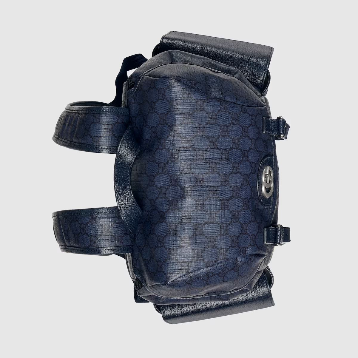GUCCI Ophidia GG medium backpack in blue and black Supreme