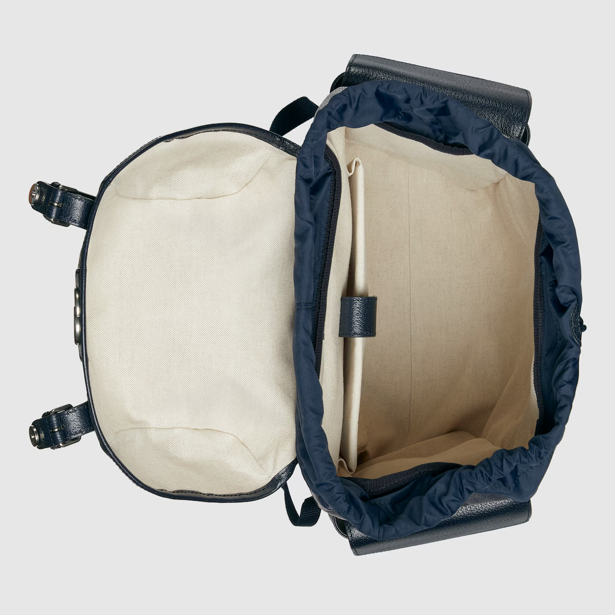 GUCCI Ophidia GG medium backpack in blue and black Supreme