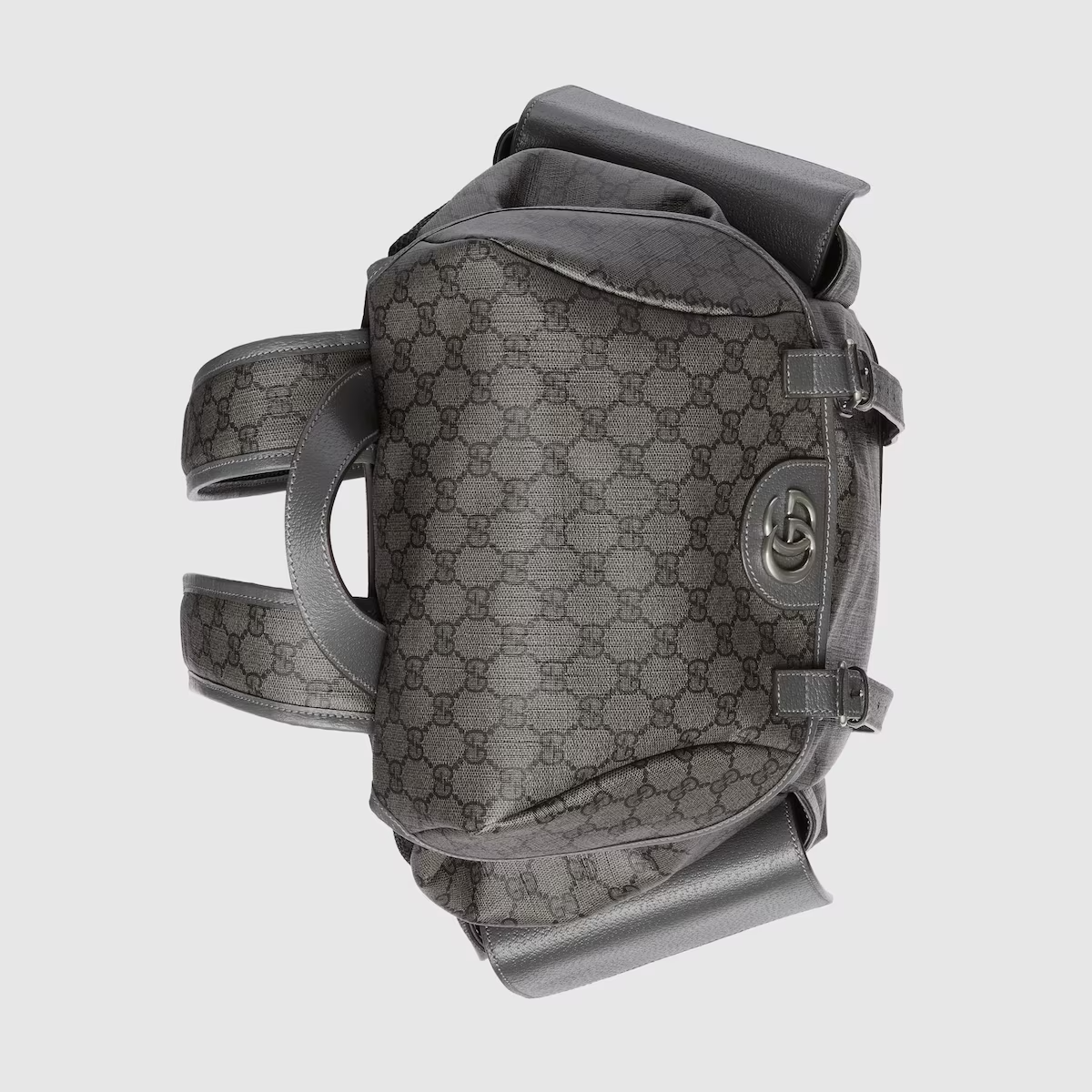 GUCCI Ophidia GG medium backpack in grey and black Supreme