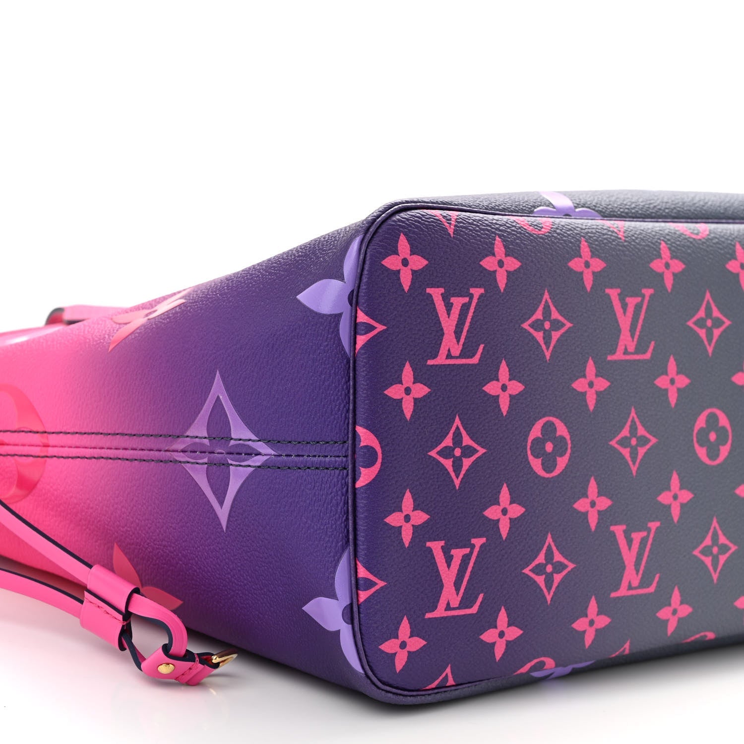 LOUIS VUITTON Monogram Giant Spring In The City Neverfull MM Midnight Fuchsia